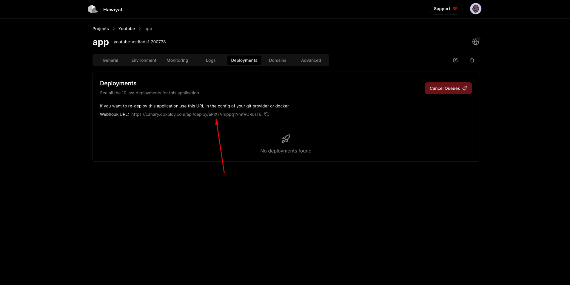 Webhook URL